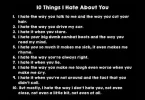 10 things i hate about you poem