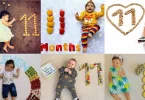 11 months old baby caption