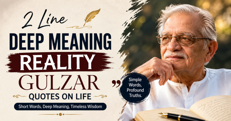 2 line deep meaning reality gulzar quotes on life