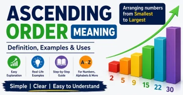 ascending order meaning