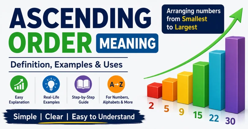 ascending order meaning