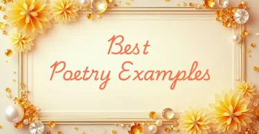 best poetry examples