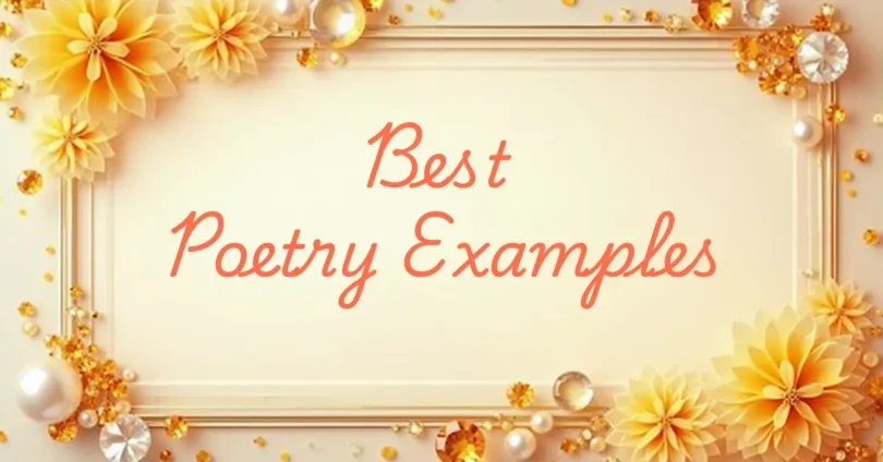 best poetry examples
