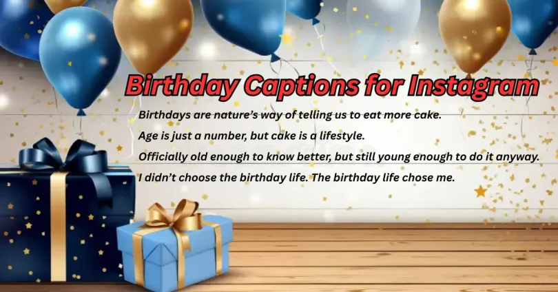 birthday captions for instagram