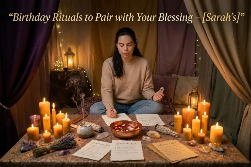 birthday rituals to pair with your blessing