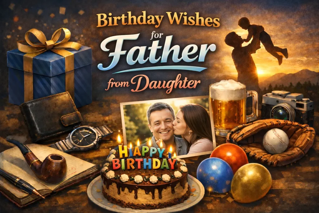 birthday wishes for father from daughter