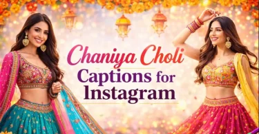 chaniya choli captions for instagram