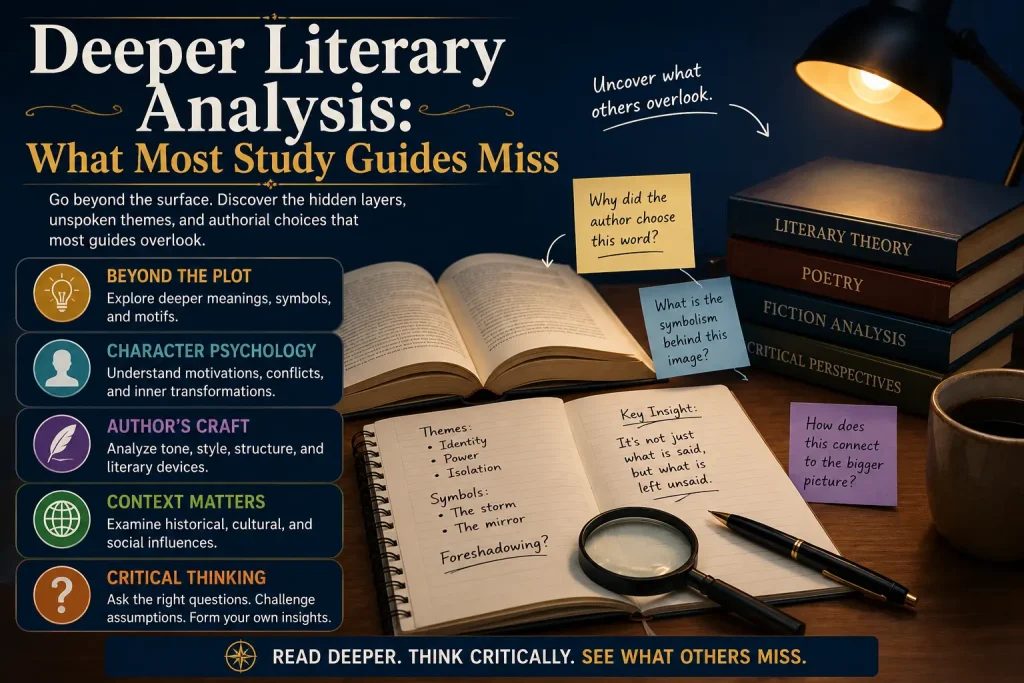 deeper literary analysis what most study guides miss