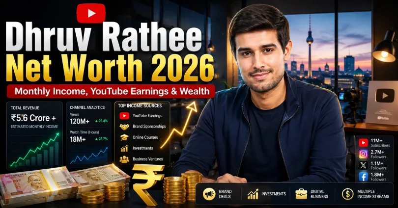 dhruv rathee net worth