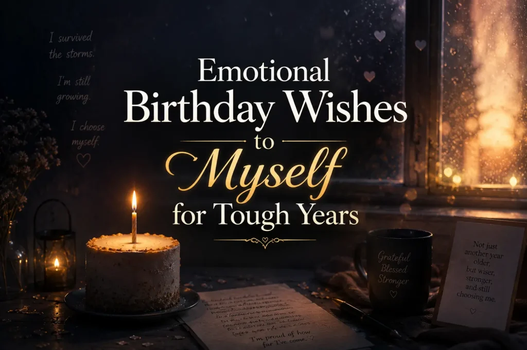 emotional birthday wishes to myself for tough years