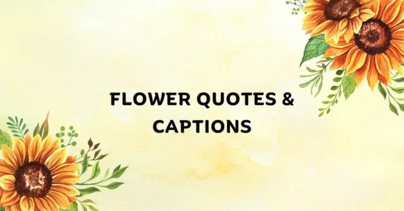 flower captions for instagram