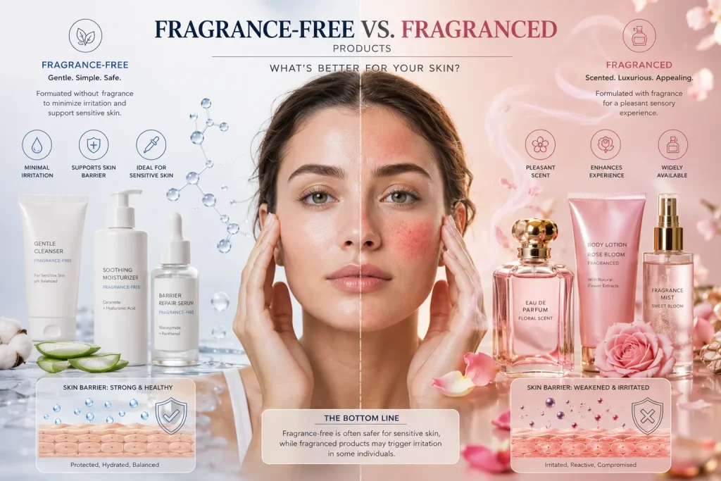 fragrance free vs fragranced products
