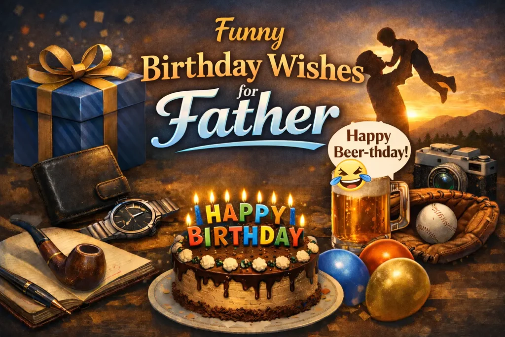 funny birthday wishes for father