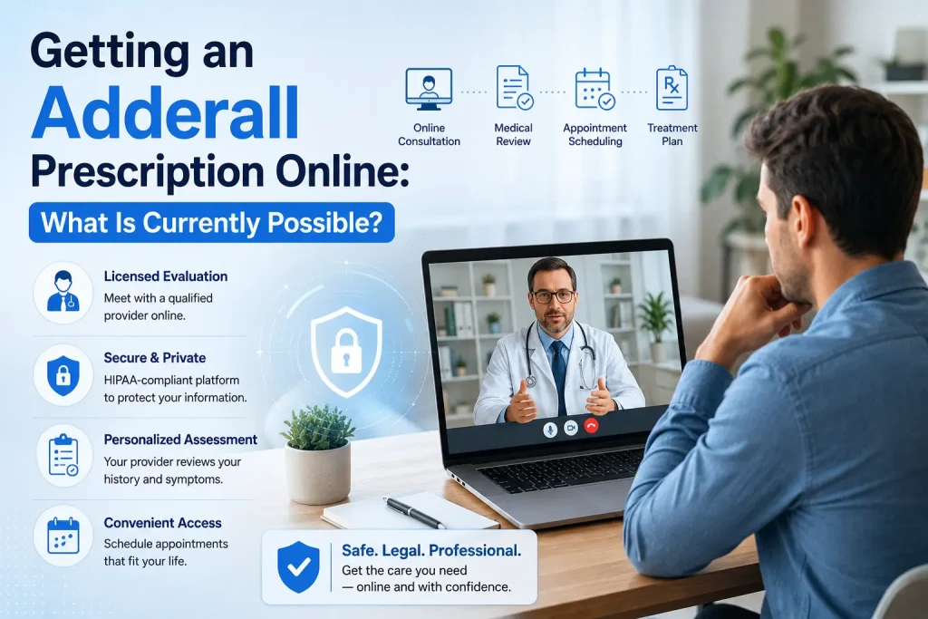 getting an adderall prescription online what is currently possible