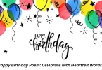 happy birthday poem celebrate with heartfelt words