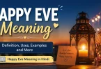 happy eve meaning