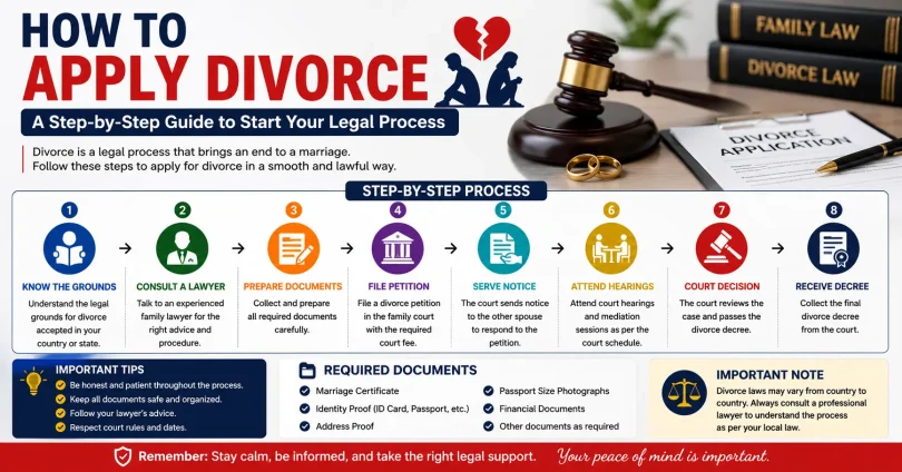 how to apply divorce