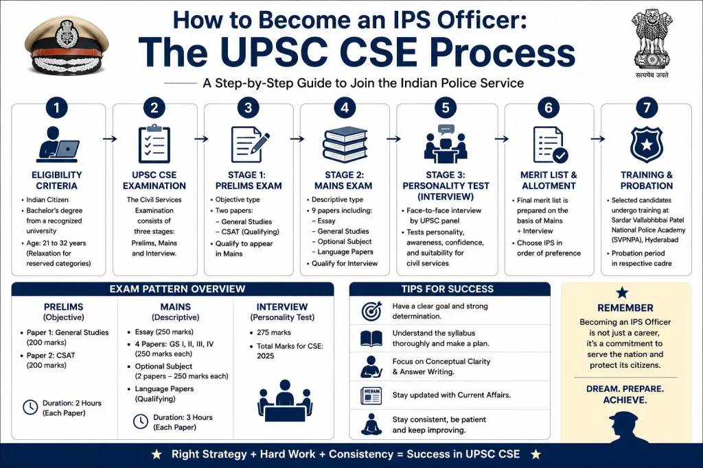 how to become an ips officer the upsc cse process