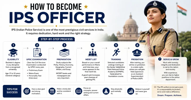how to become ips officer