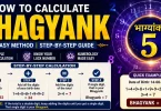 how to calculate bhagyank