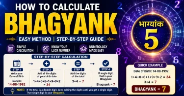 how to calculate bhagyank