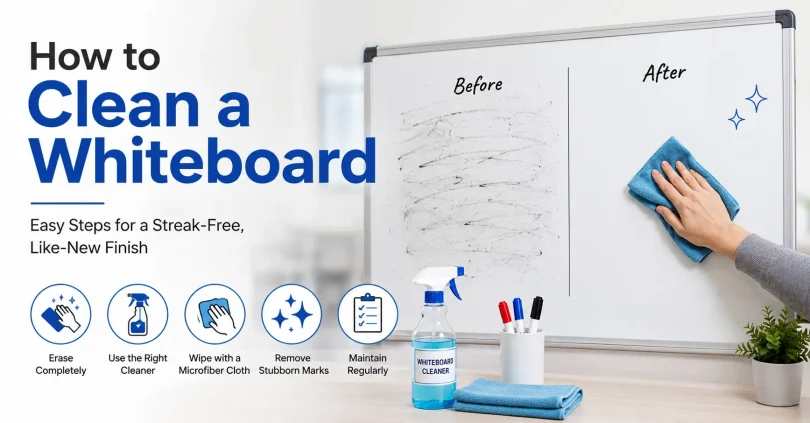how to clean a whiteboard