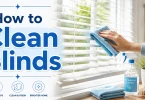 how to clean blinds