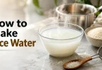 how to make rice water