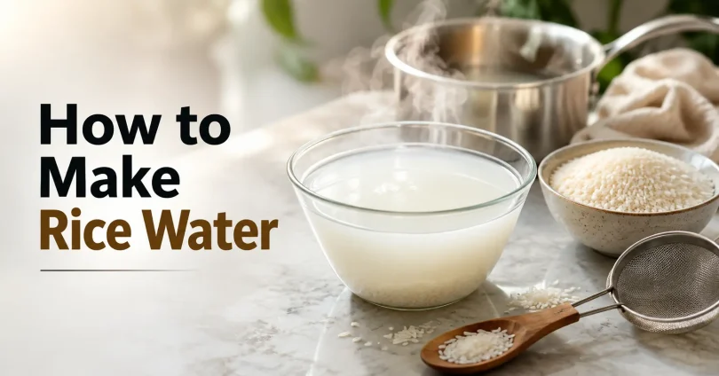 how to make rice water