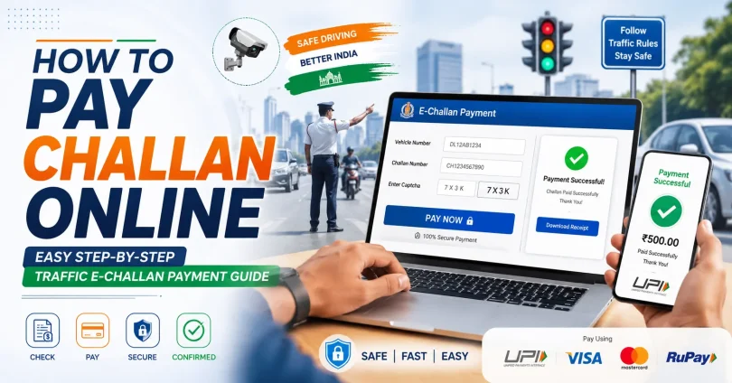 how to pay challan online