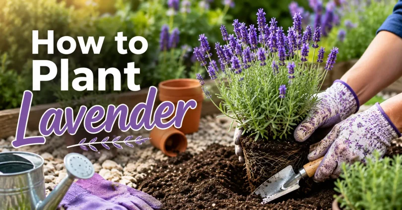 how to plant lavender