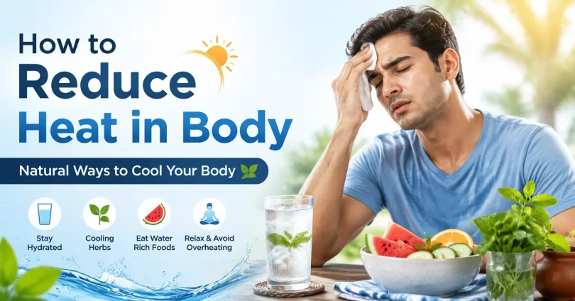 how to reduce heat in body