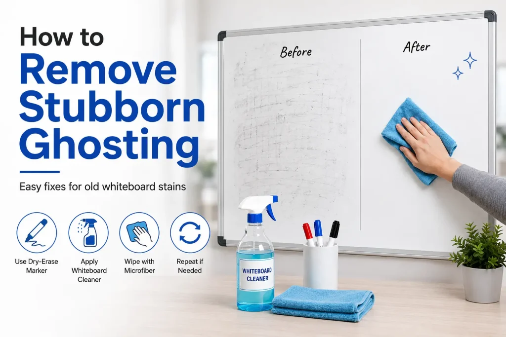 how to remove stubborn ghosting