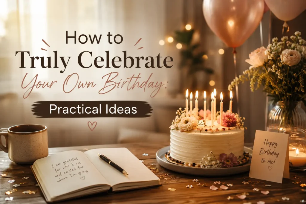how to truly celebrate your own birthday practical ideas