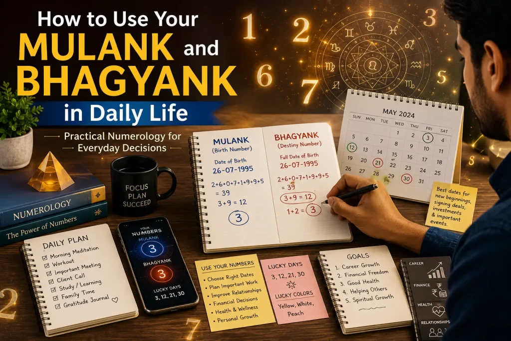 how to use your mulank and bhagyank in daily life