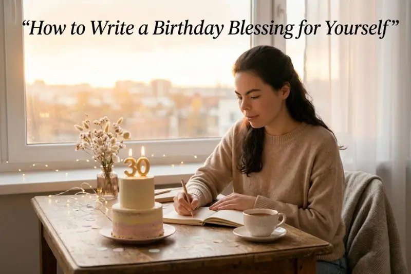 how to write a birthday blessing for yourself