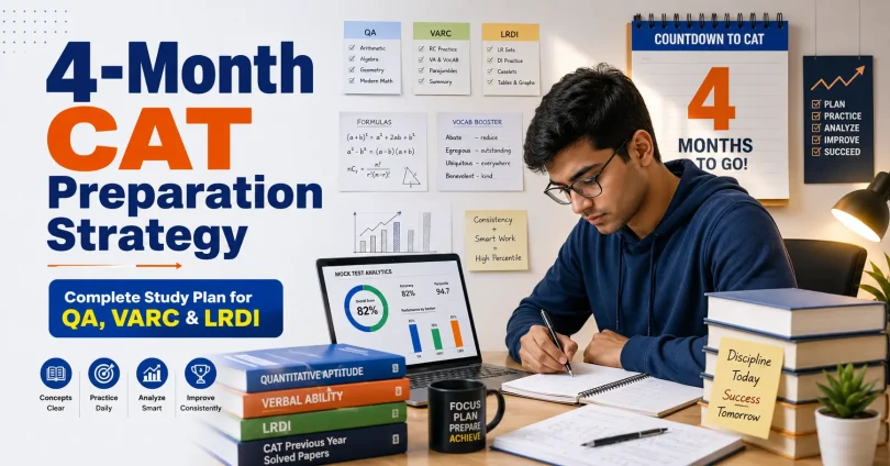 i have 4 months to prepare for cat. how should i plan my test prep