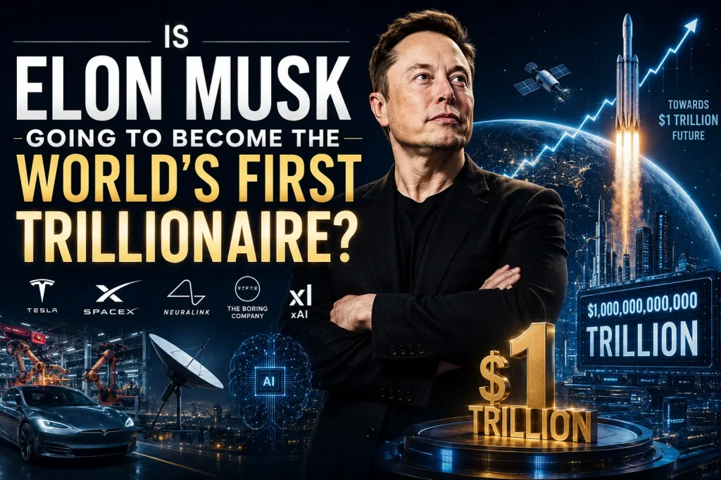 is elon musk going to become the worlds first trillionaire