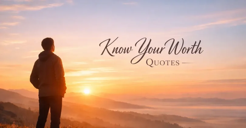 know your worth quotes