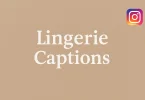 lingerie captions