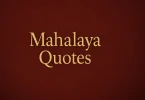 mahalaya quotes