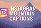 mountain captions