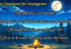 night captions for instagram
