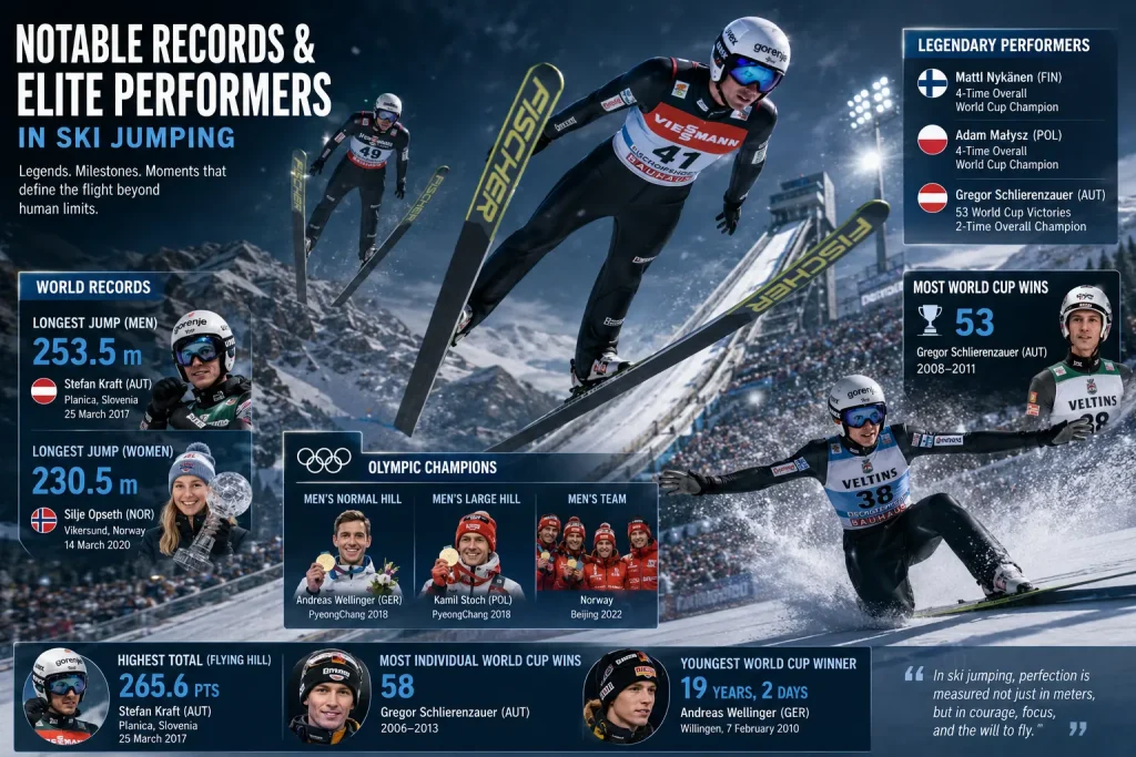 notable records and elite performers