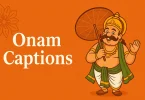 onam captions