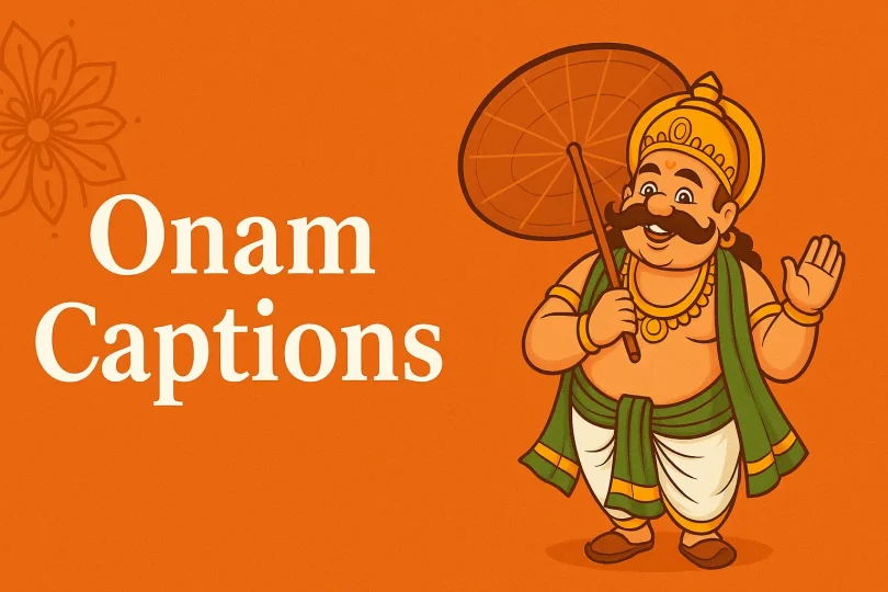 onam captions