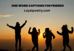 one word caption