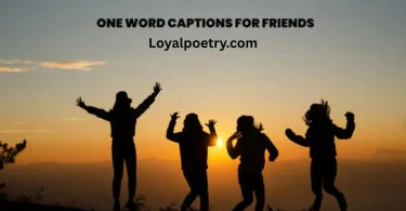 one word caption