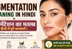 pigmentation meaning in hindi