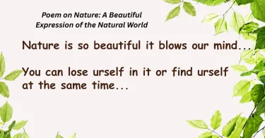 poem on nature a beautiful expression of the natural world